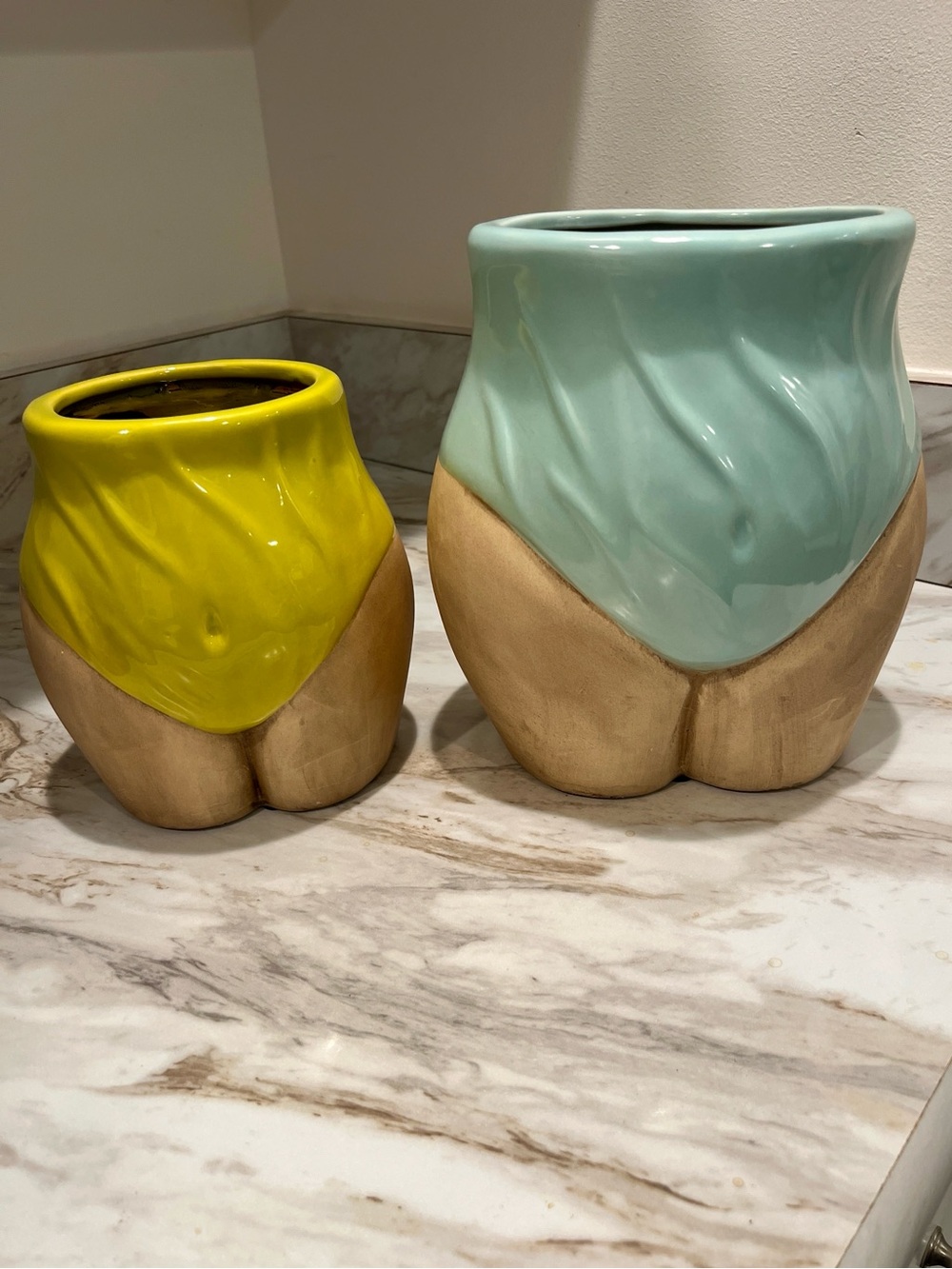 Ceramic Bikini Bottom Swimsuit Planters